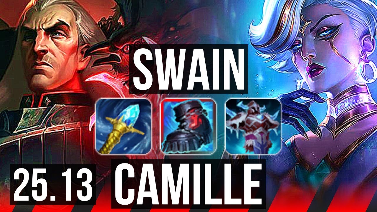 SWAIN vs CAMILLE (TOP) | EUW Master | 25.13
