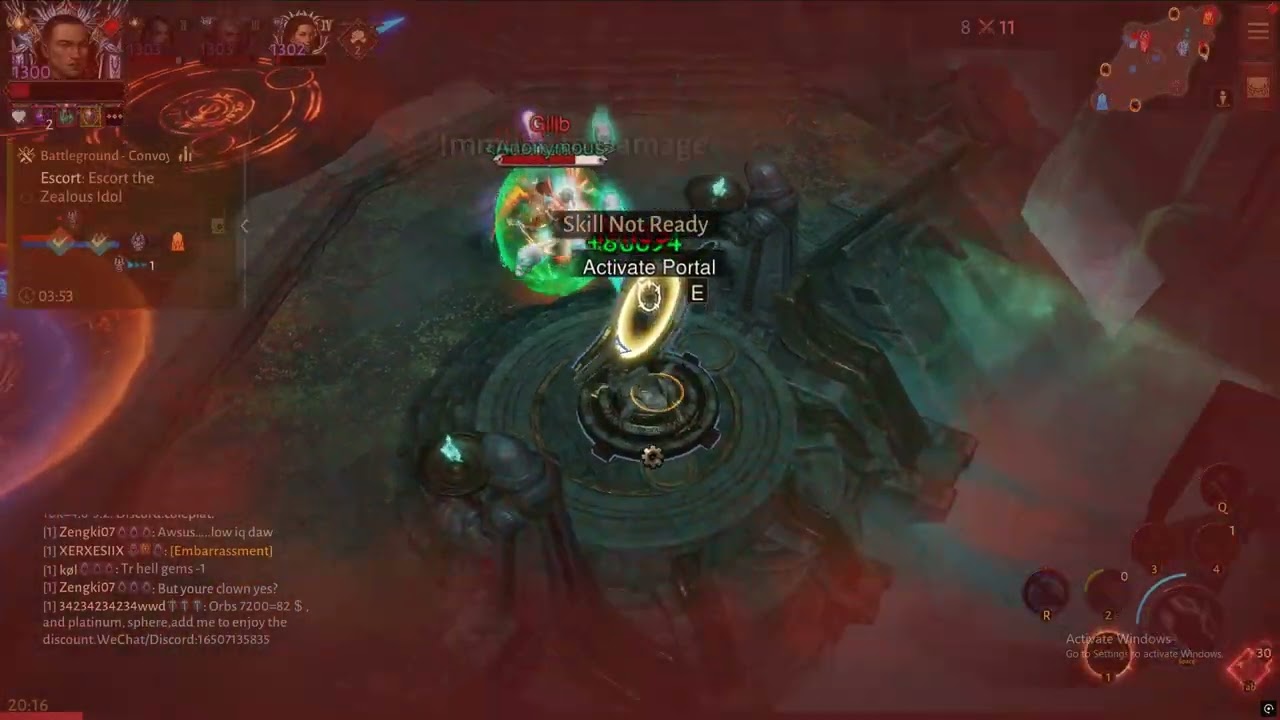 Promotional video monk gameplay Diablo Immortal Battleground match
