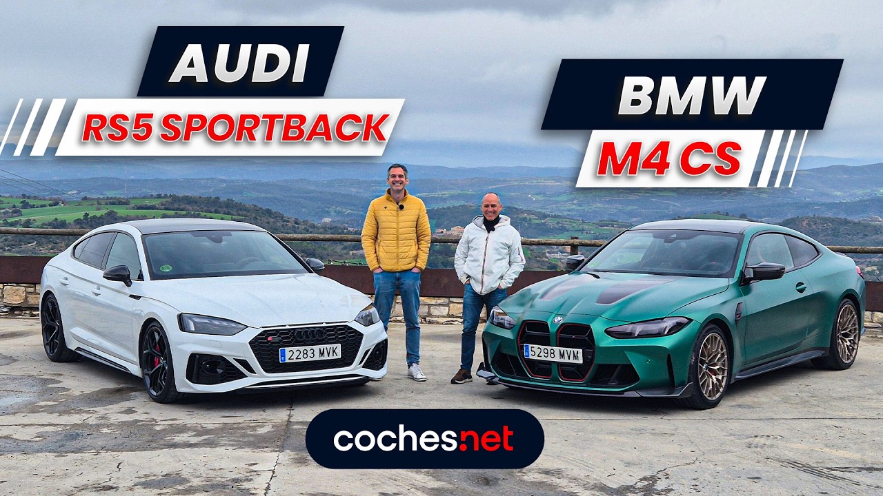 Audi RS5 Sportback Performance Edition vs BMW M4 CS | Comparativo / Review en español | coches.net