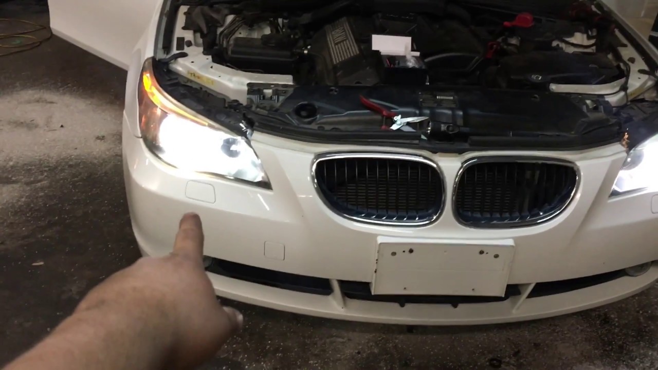 BMW LED ANGEL EYE HALO INSTALL E60 530i