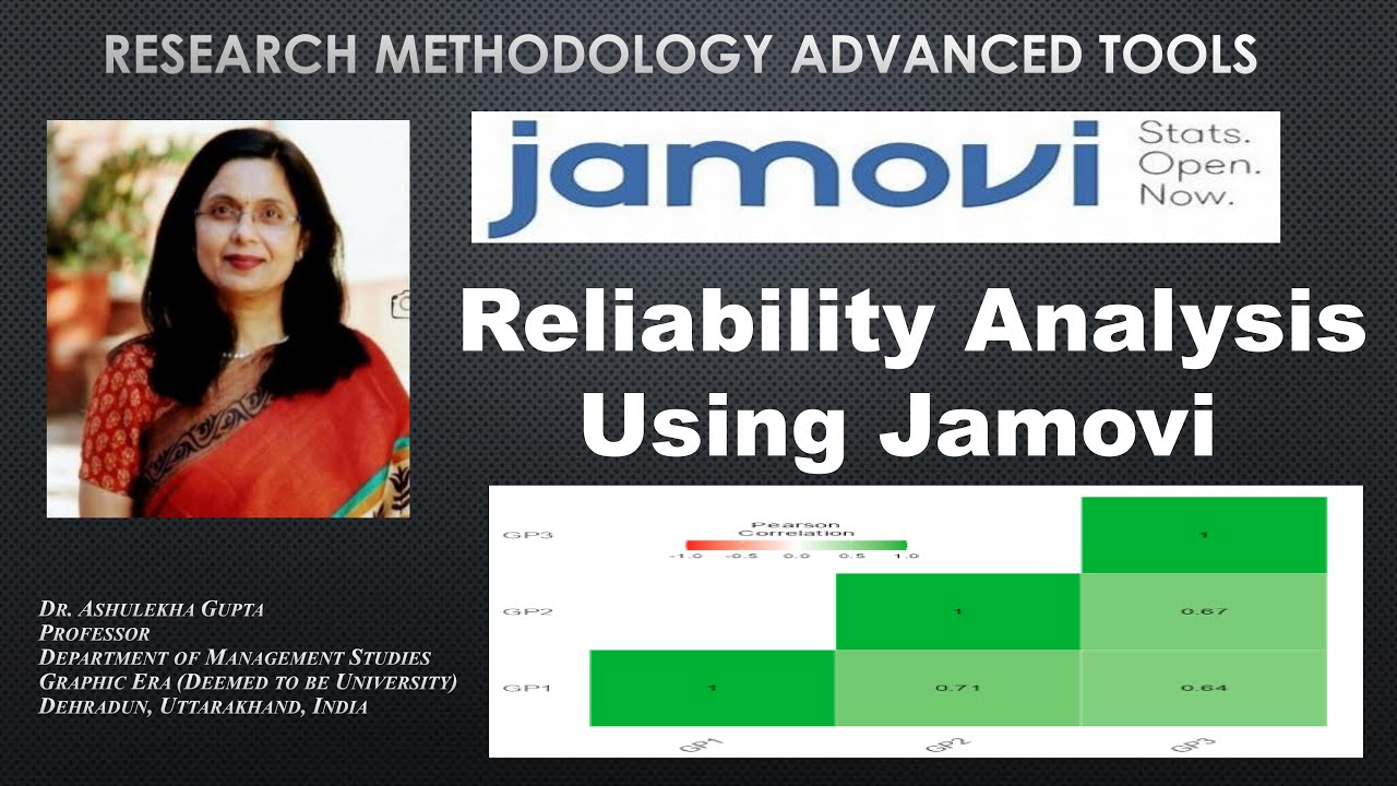 28 Reliability Analysis Using Jamovi (reliability) (jamovi) (Cronbach's alpha)