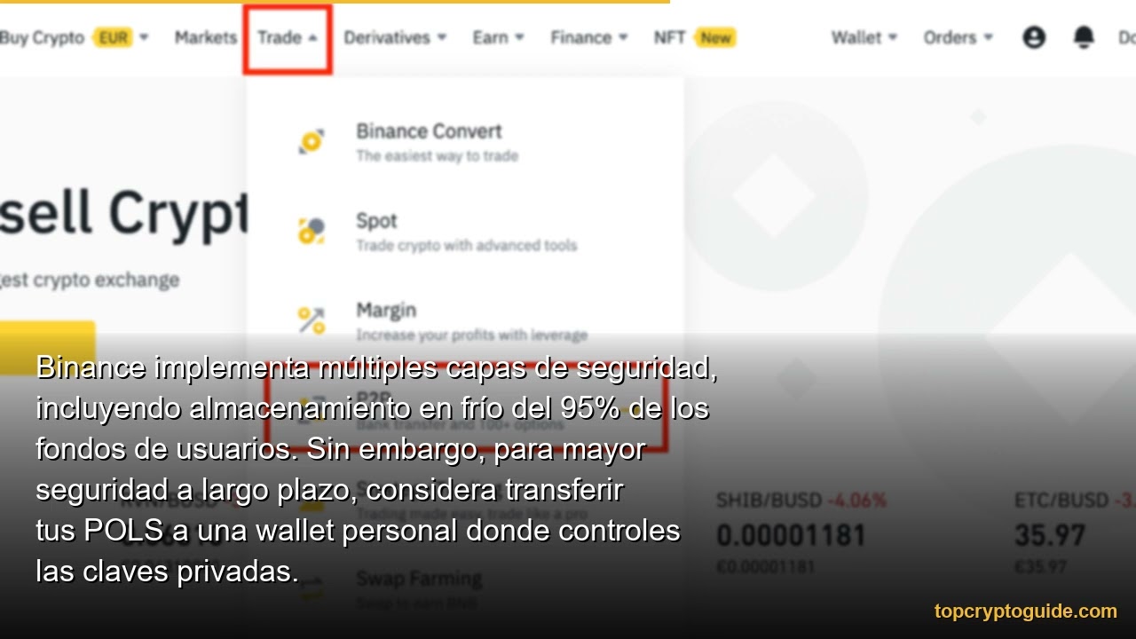 C&oacute;mo comprar Polkastarter (POLS) en Binance &ndash; Gu&iacute;a completa 2026