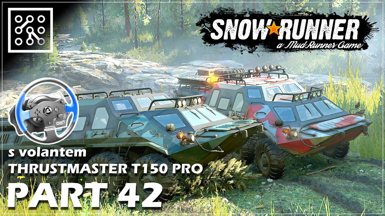SNOWRUNNER CZ | Na mapě Rift je další TUZ 420 za odměnu - s volantem Thrustmaster - #42 | Lets play