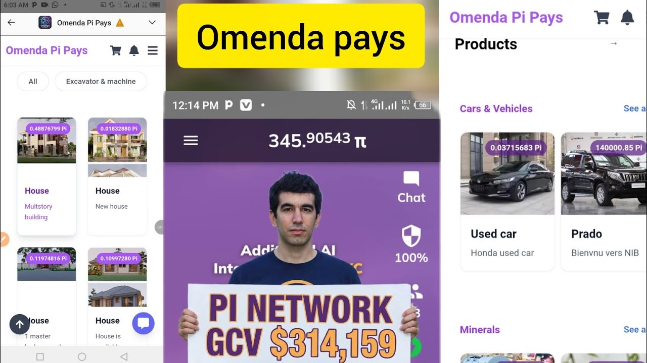 Omenda Pi Pays &ndash; The Future of Shopping with Pi | GCV $314,159