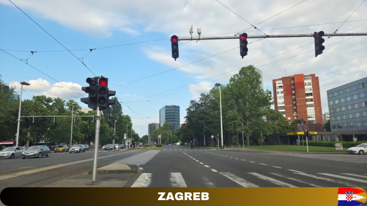 Driving in Croatia #73 - Day Drive in Zagreb