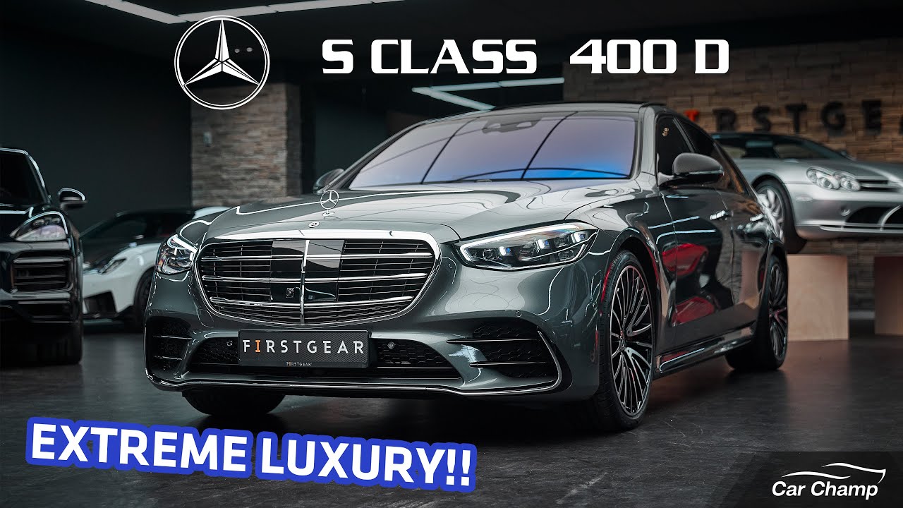 2021 Mercedes Benz S400d | Short Review | Interior & Exterior Details | POV | Light Show