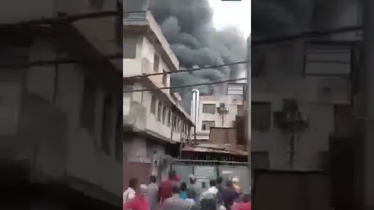 Delhi Fire | Massive Fire Incident Reported At Mayapuri Area Of National Capital | #Shorts