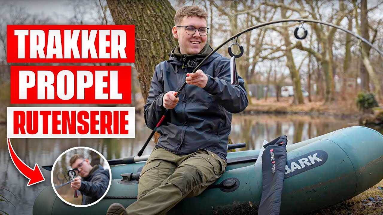 Drillspaß vom Boot! Trakker Propel-B Karpfenrute im Unboxing