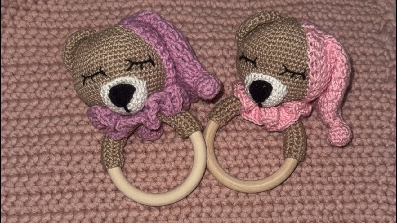 Tuto hochet de dentition au crochet 🐻