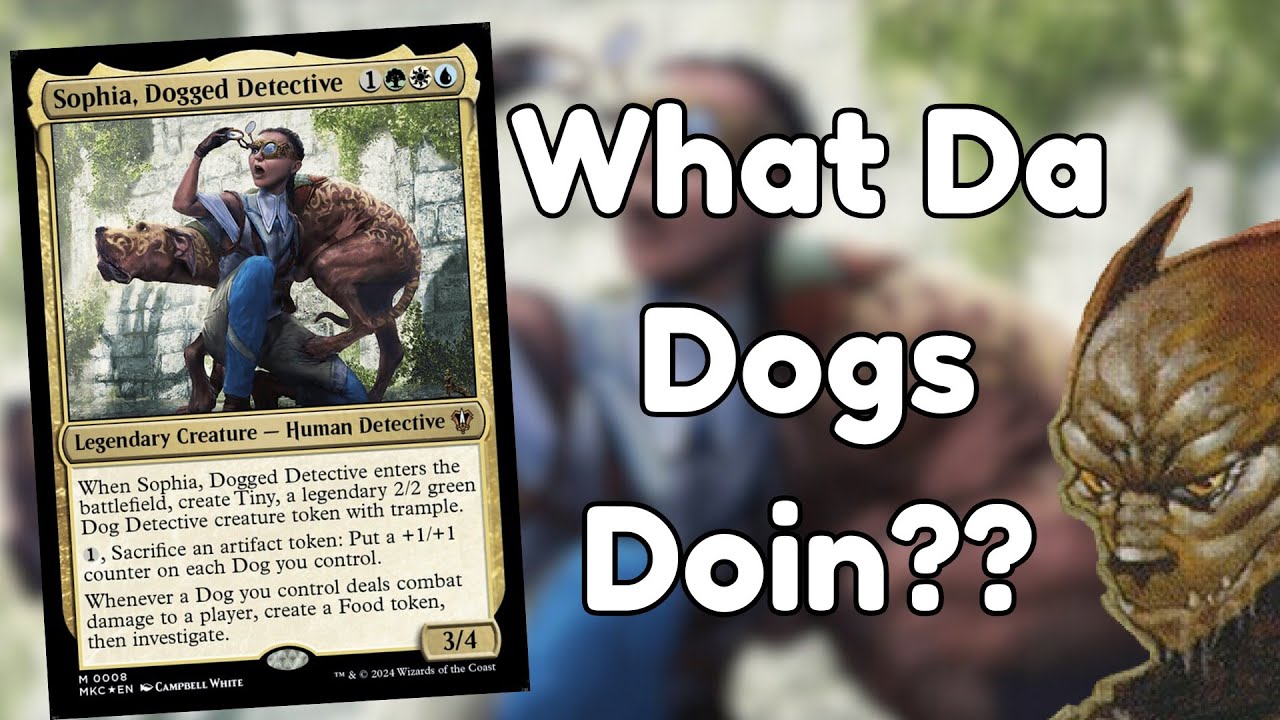 This Dog Commander Deck is INSANE!! - Sophia, Dogged Detective EDH