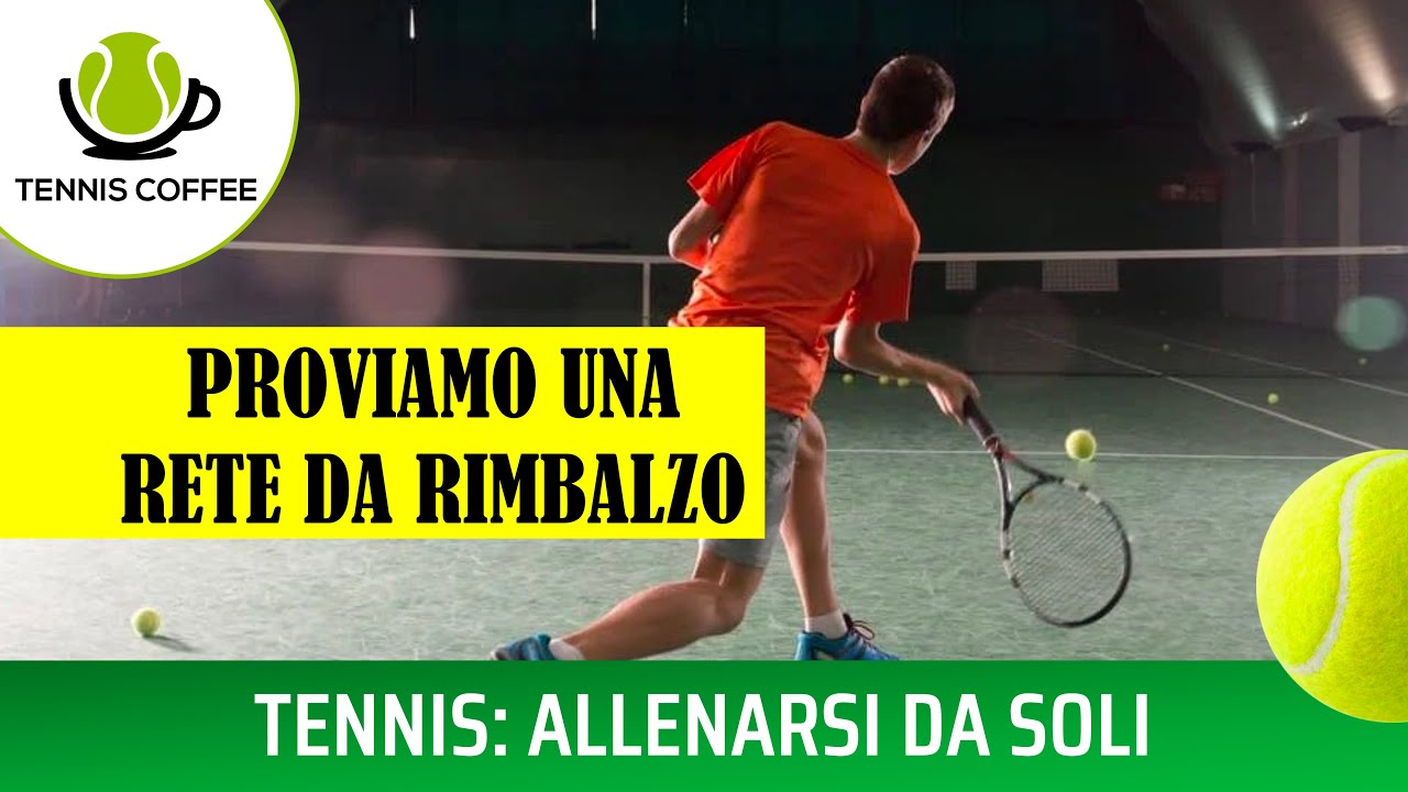 Allenarsi DA SOLI A TENNIS con una RETE DA RIMBALZO 🎾🏋️ e migliorare esecuzione di dritto e rovescio