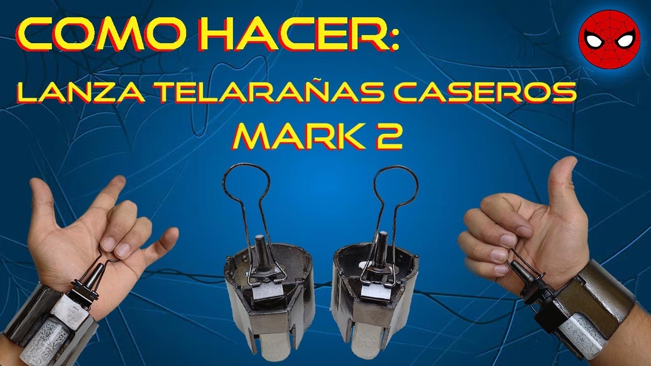 Como Hacer: Unos lanza telarañas funcionales con fluido de telataña (lanza telarañas MARK 2)