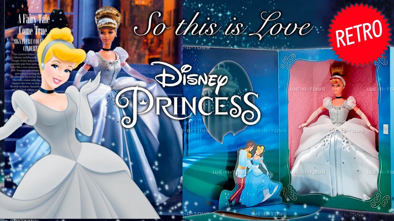 1998 Limited Edition Disney Princess Signature Collection Cinderella Doll Review Very Good Doll