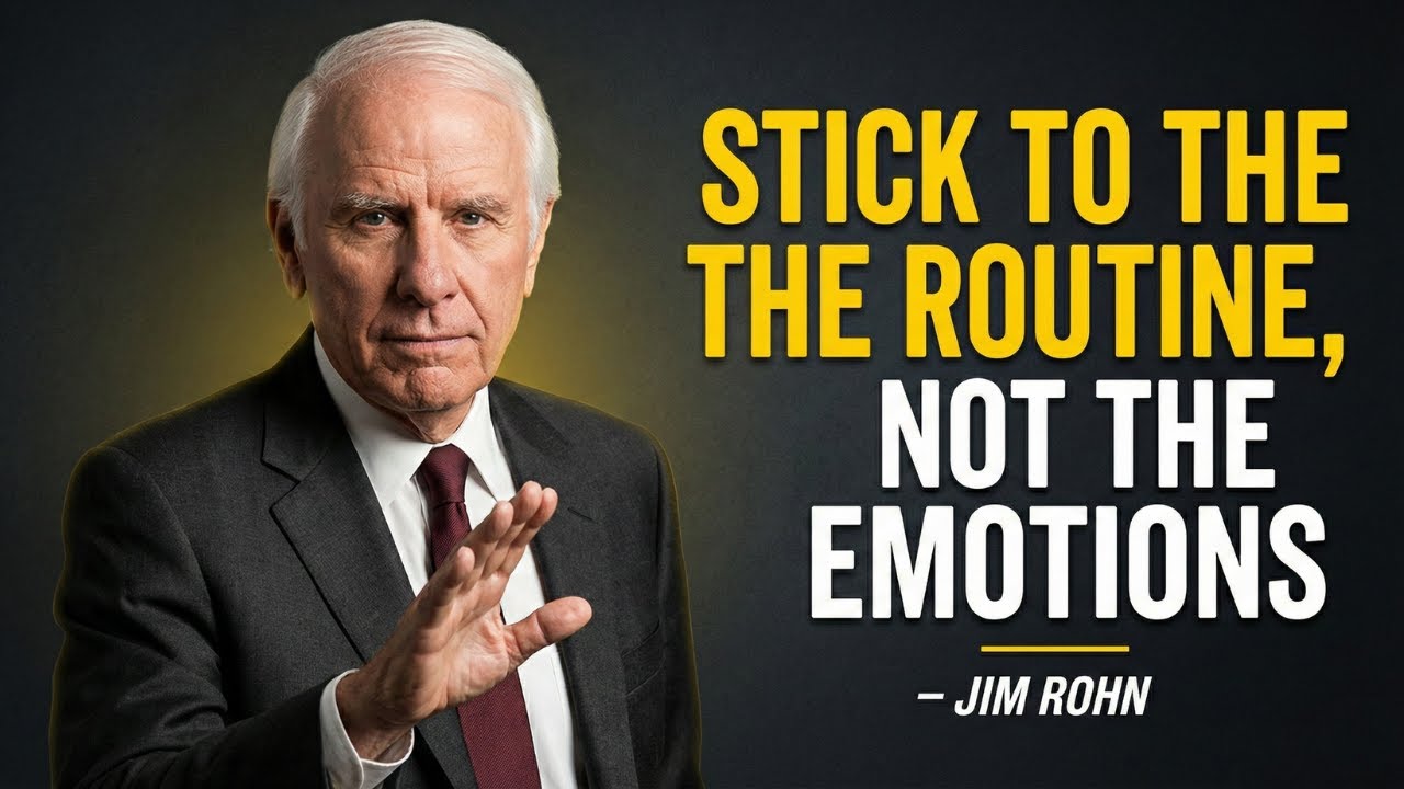 STICK TO THE ROUTINE, NOT THE EMOTIONS | Jim Rohn Powerful Motivation
