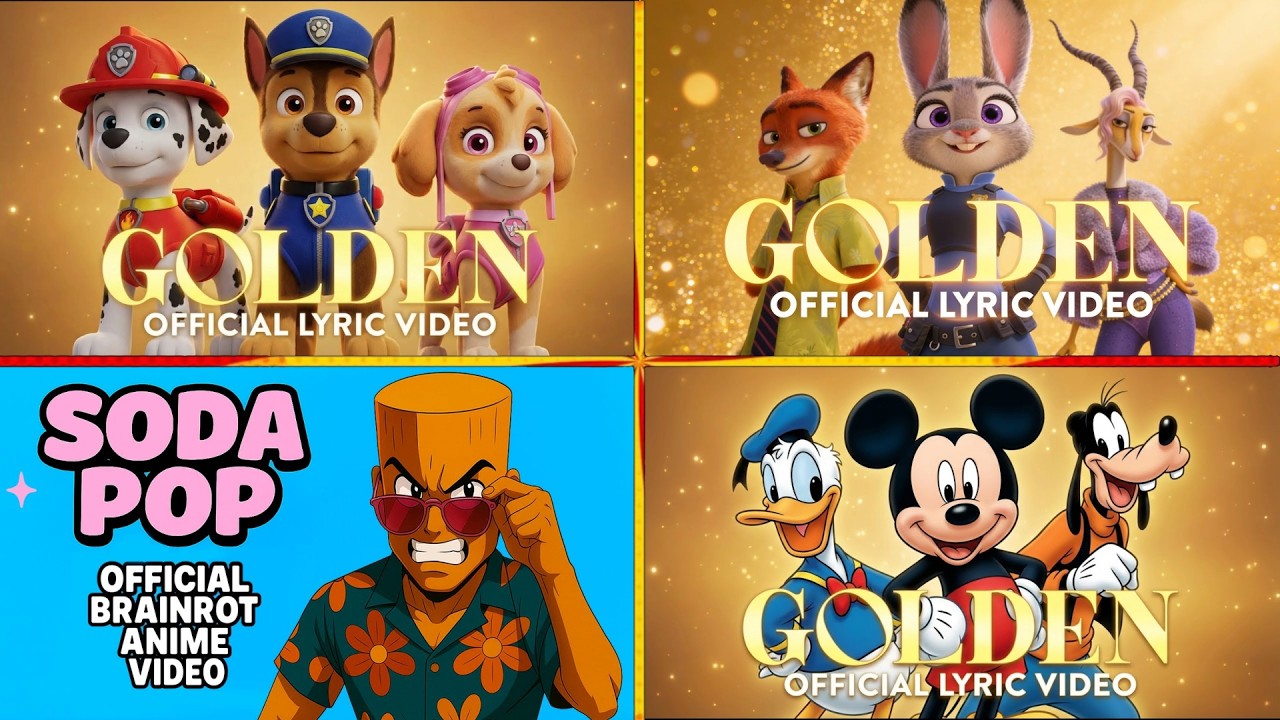 PAW PATROL🆚TOM JERRY🆚ITALİAN BRAİNROT🆚HUNTRX - vs Mickey (GOLDEN MEGA POP BATTLE 🎵 Who Is BeST#76