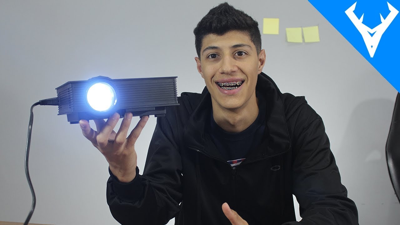 TENHA UM CINEMA EM CASA POR 300 REAIS - Projetor com WIFI