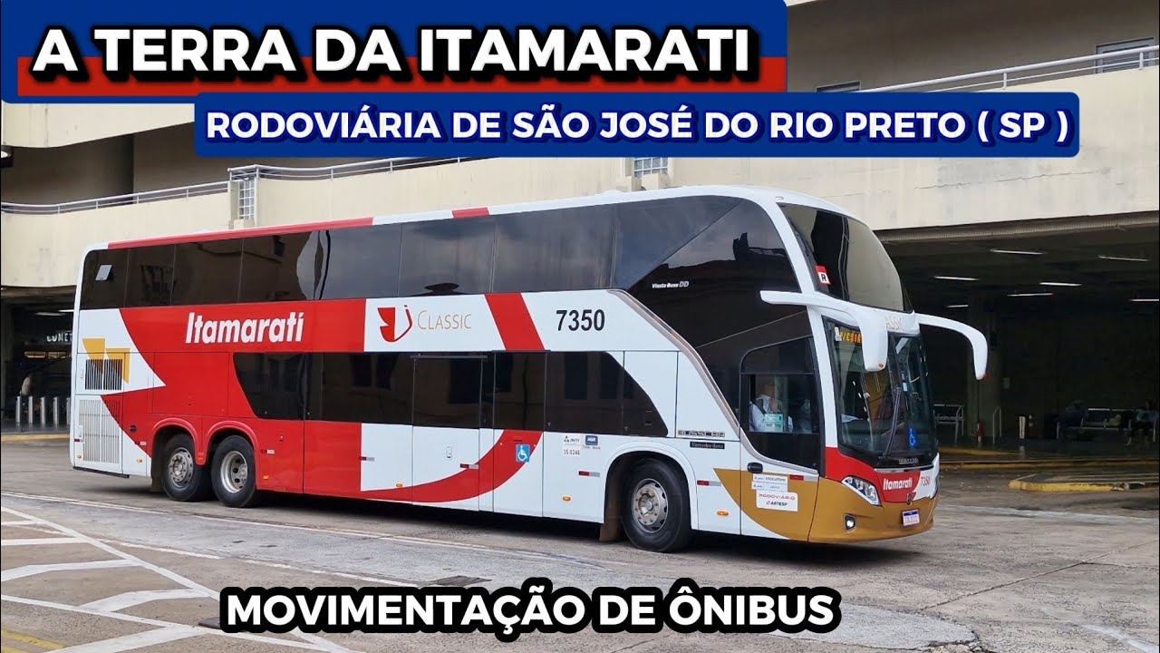MOVIMENTO DE ÔNIBUS NO TERMINAL RODOVIÁRIO DE SÃO JOSÉ DO RIO PRETO ( SP )