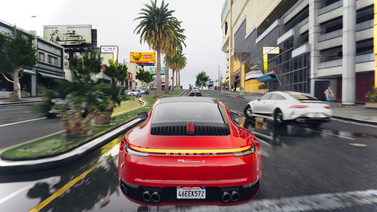 ⁴ᴷ⁶⁰ GTA 6 PS5 Graphics!? Porsche 911 Carrera S | 2020 PC Heavily Modded GTA 5 | RTX™2080 Ti
