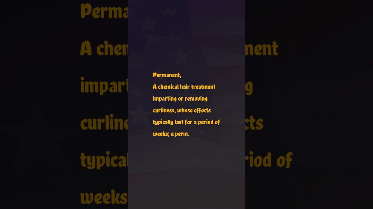 Permanent Pronunciation & Meaning American English #english #pronunciation #americanaccent