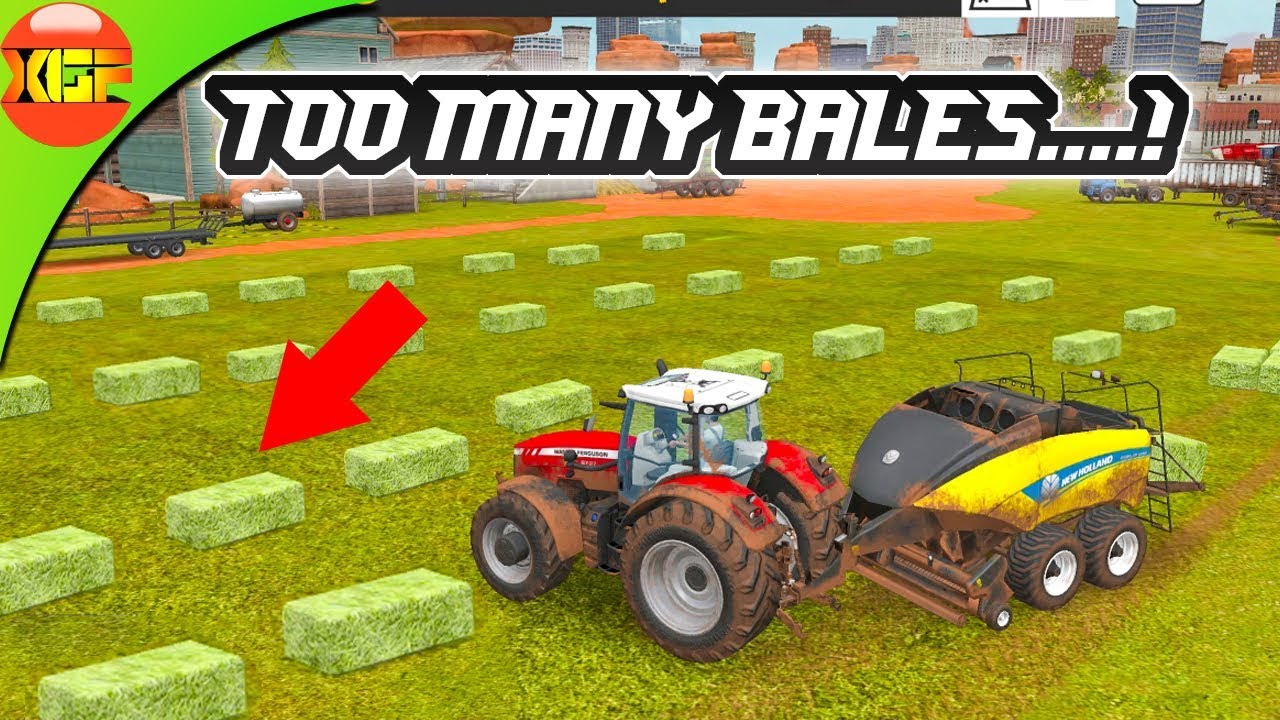 How to get enormous amount of bales from 1 field in farming simulator 18 fs18 tips tricks!