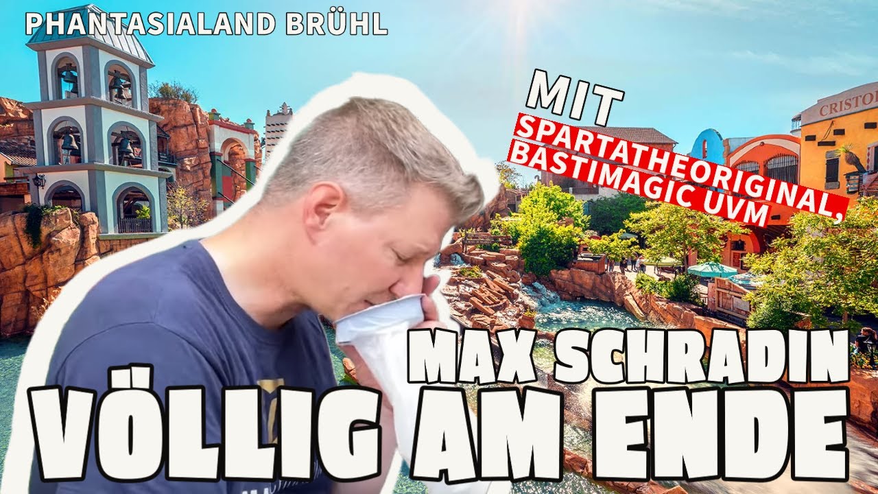Völlig am Ende | Schradin Unterwegs (Phantasialand Brühl) mit SpartaTheOriginal & @bastimagic