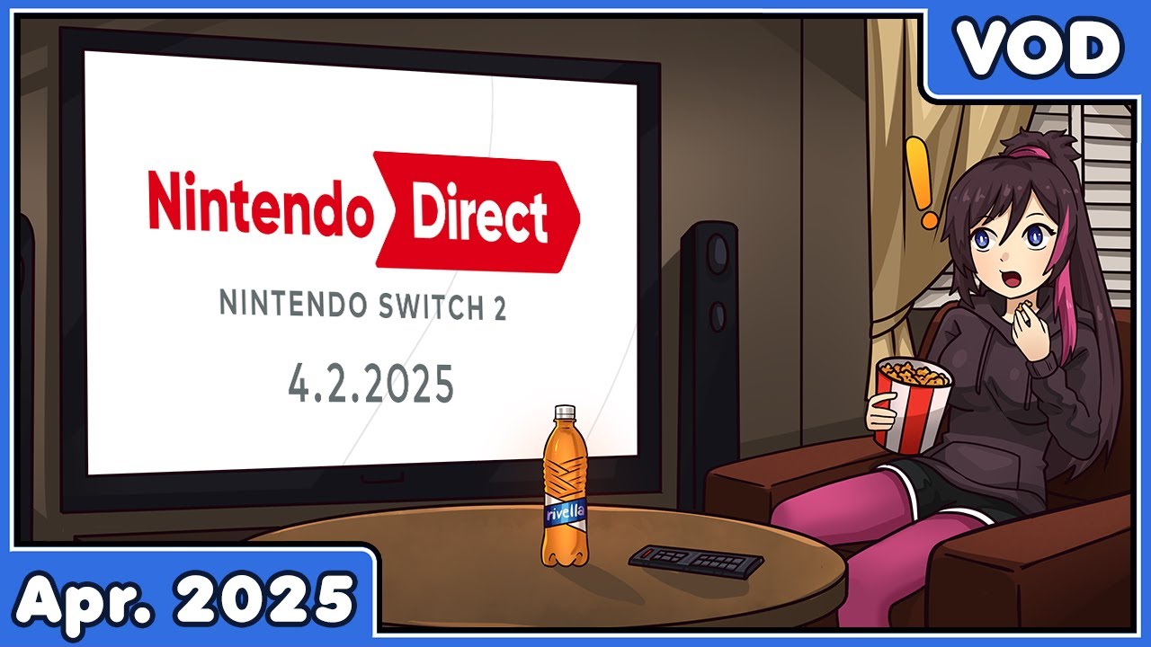 【Reaction】Switch 2 in 4k 120fps no cap! | Nintendo Direct April 2025
