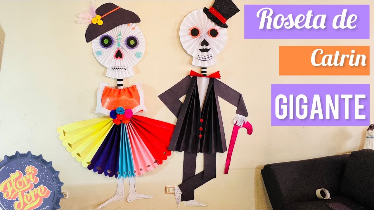 Rosetón de CATRIN GIGANTE!! #diademuertos