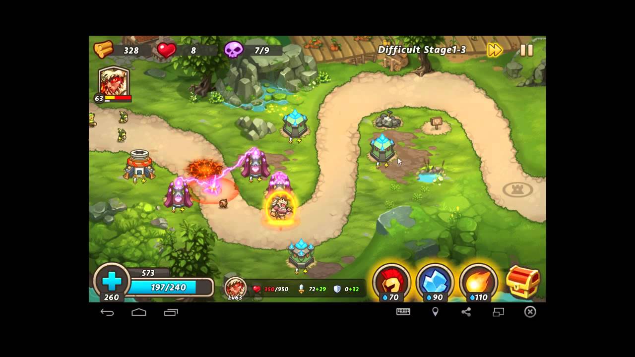 Castle TD 2 First Battle 1-3 Difficult