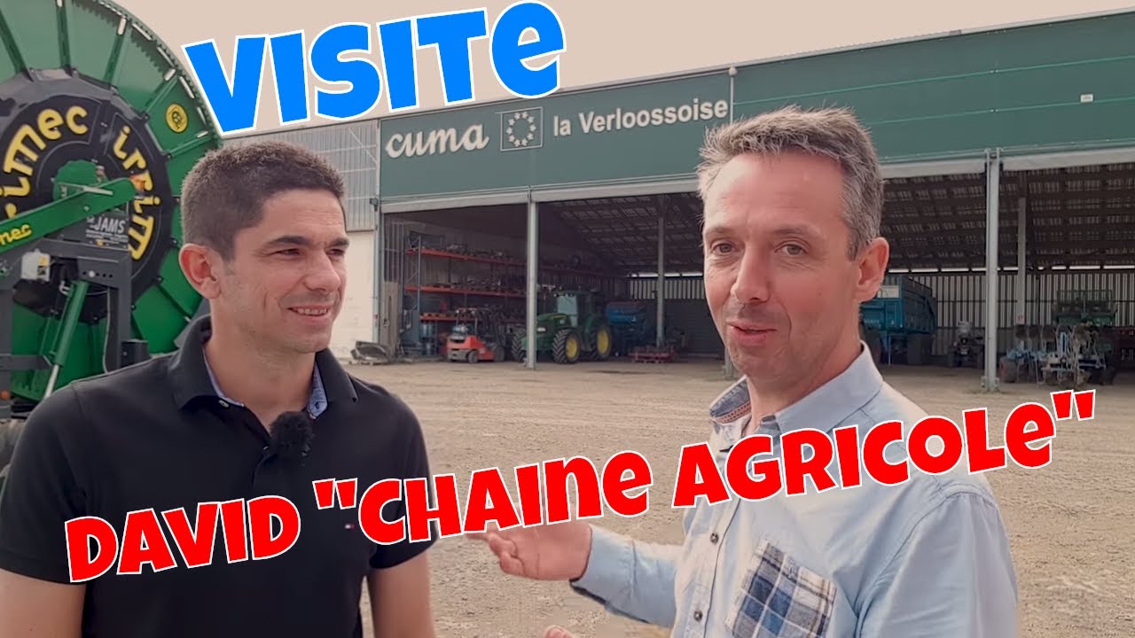 David de la Chaine agricole visite ma CUMA