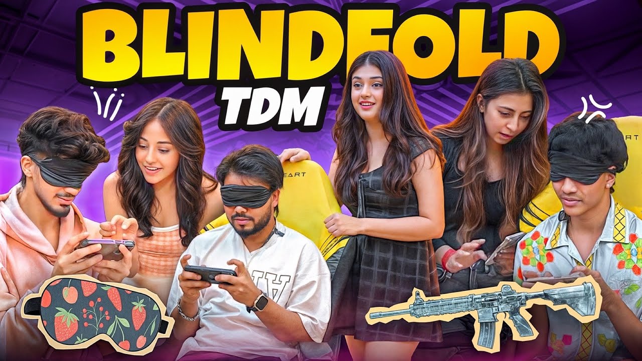 ₹10000 BLINDFOLD TDM CHALLENGE! ft. @GodLike Esports