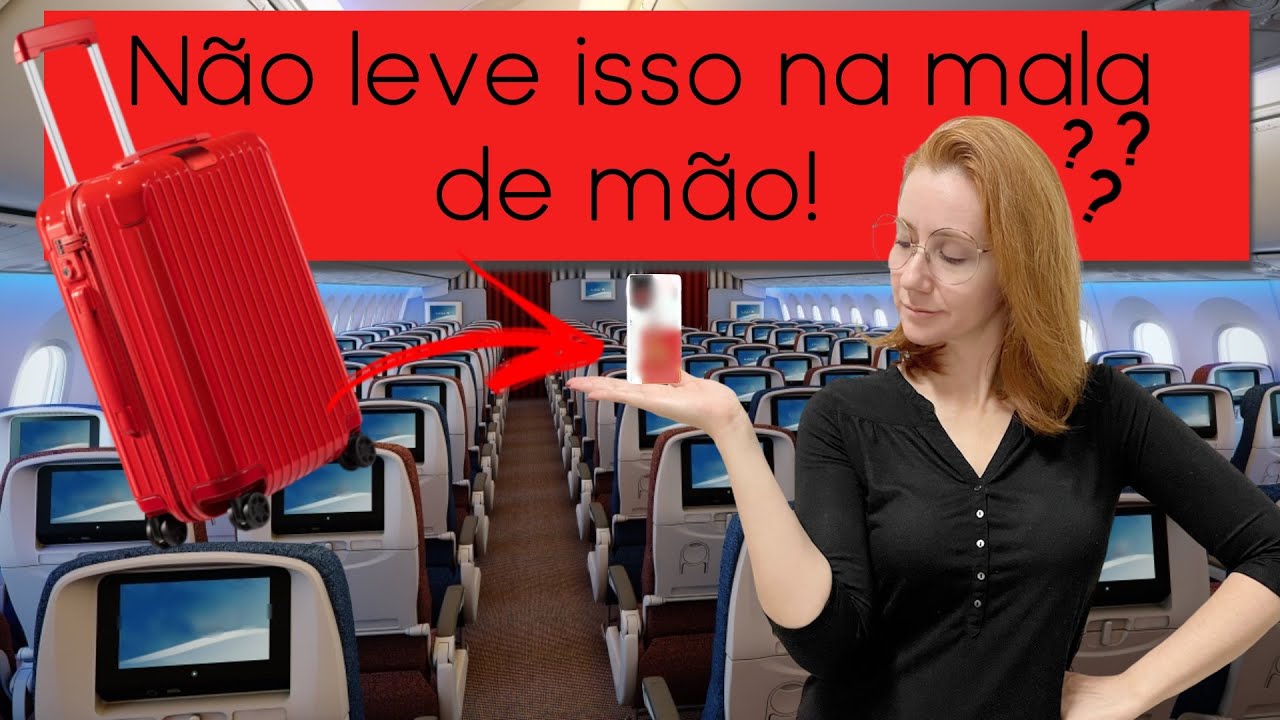 O que pode e o que não pode levar na bagagem de mão | Quais as medidas e o peso permitido