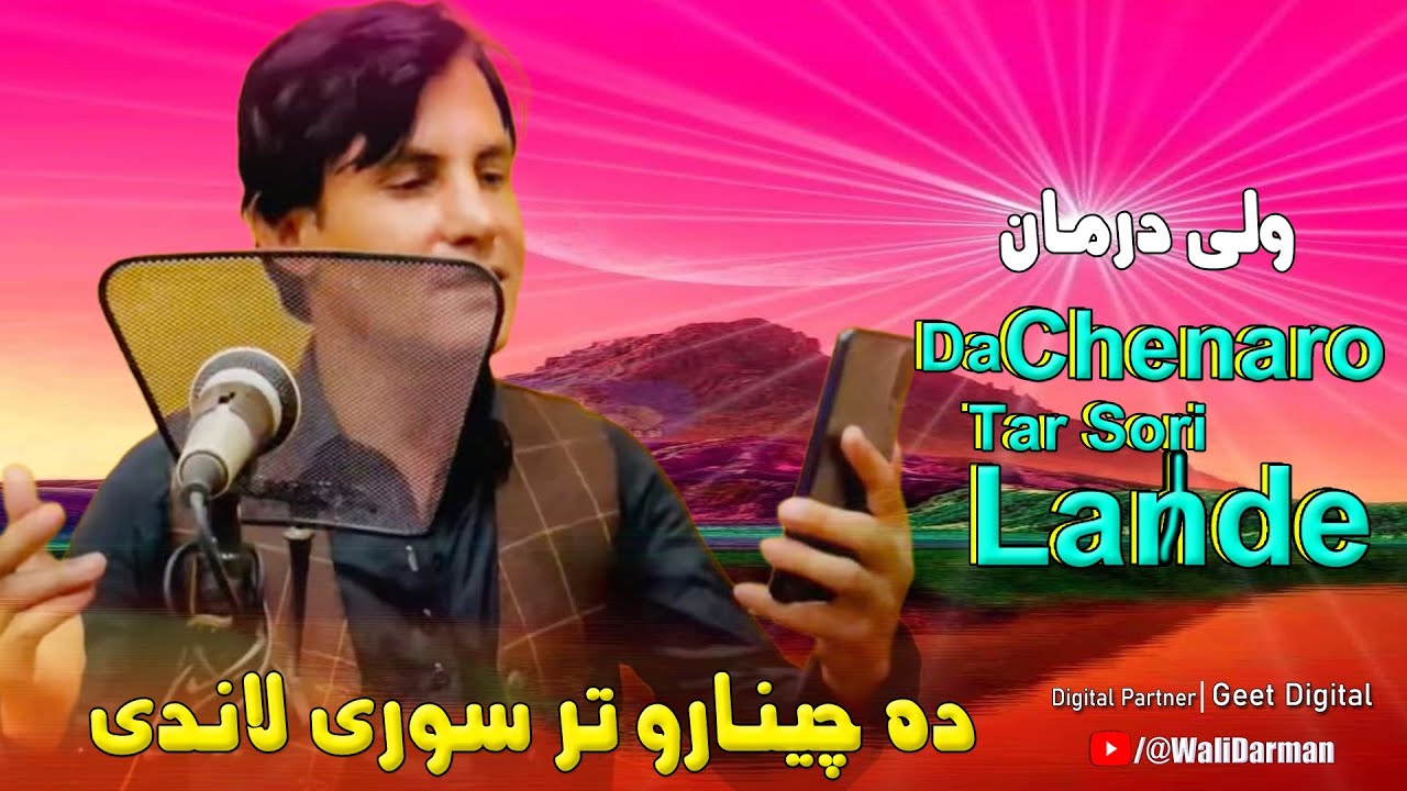 Pashto New Songs 2024 Da Chenaro Tar Sori Lande | Wali Darman New Songs 2024