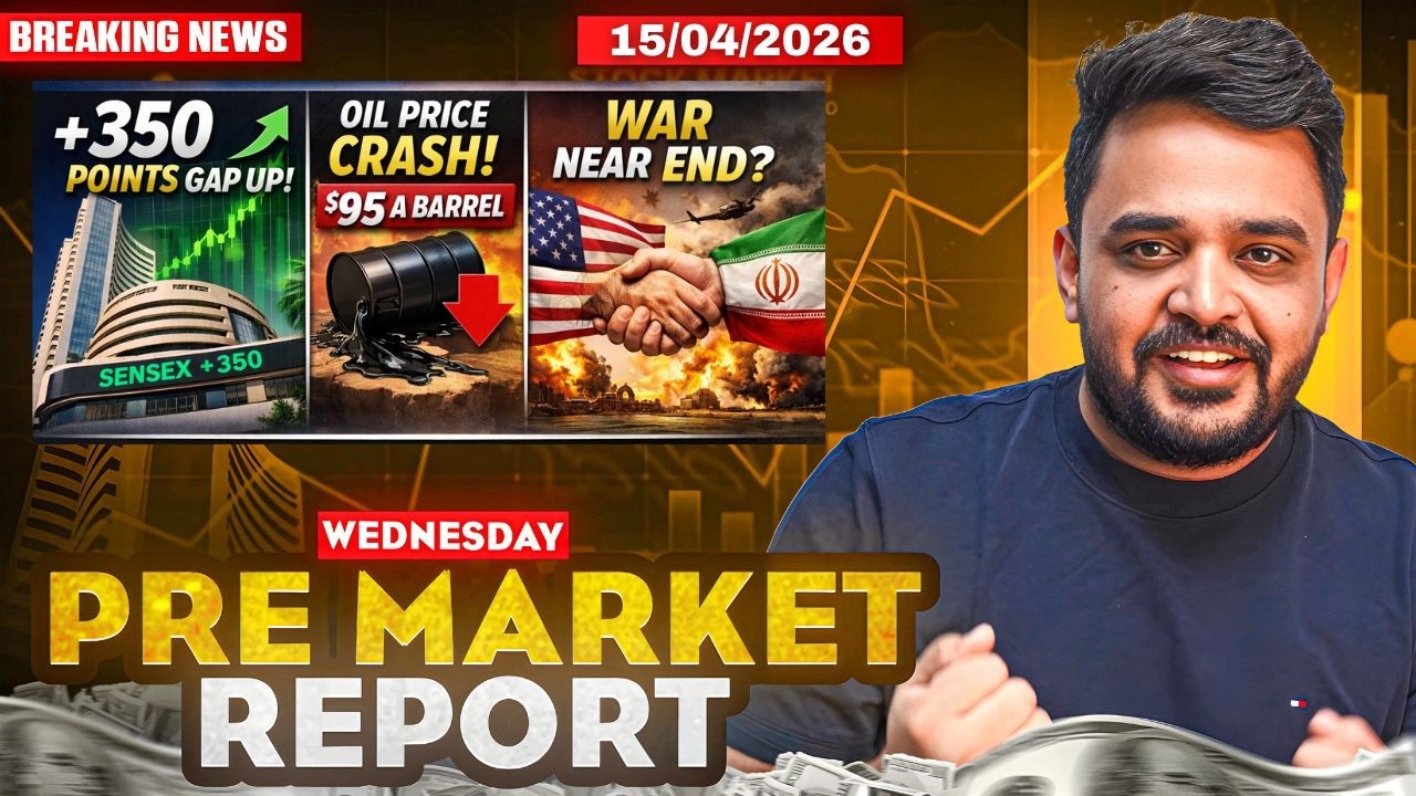 Pre Market Report and Analysis | Nifty & Sensex Pre Market Report | Pre Market Report 15 April 2026