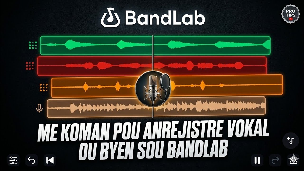 koman pou anrejistre mizik ou sou Bandlab byen ak telephone ou [IOS/ Android]