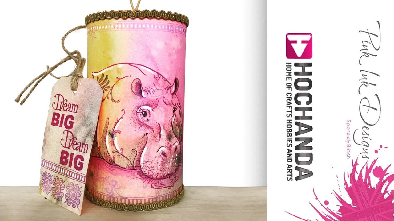 Pink Ink Designs On Hochanda. Hippo Stamp.