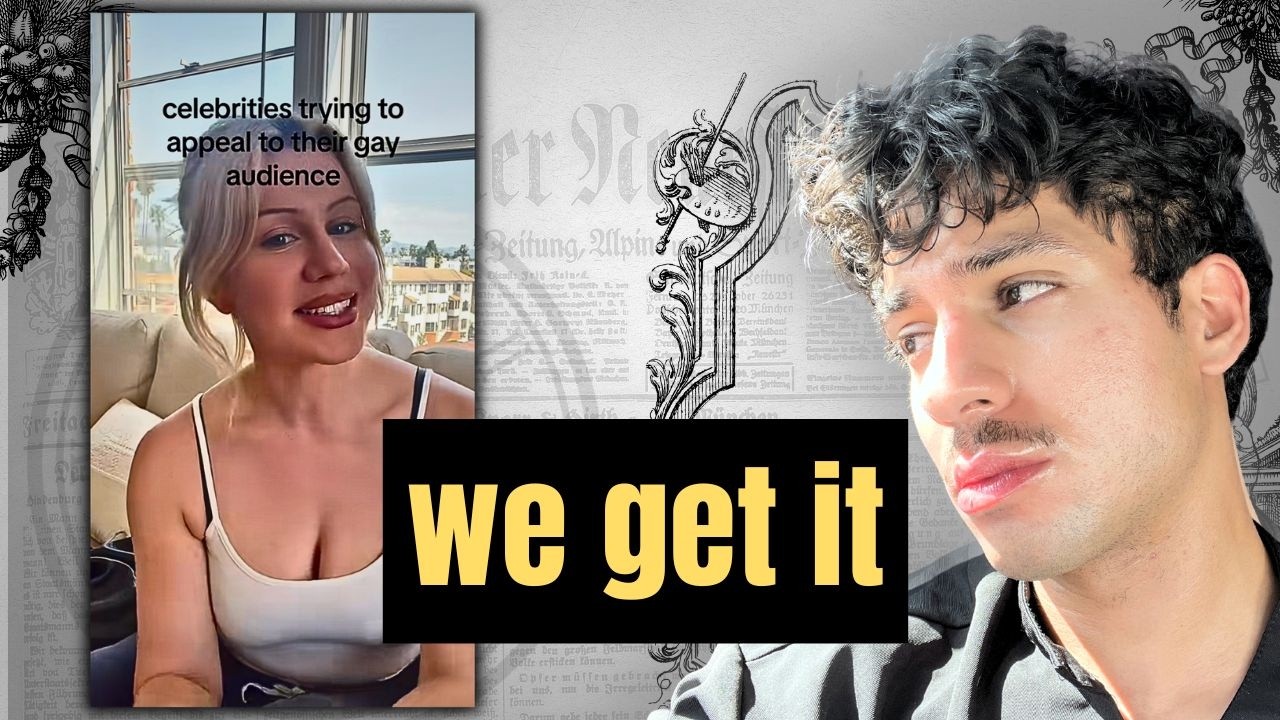 celebrities are desperate to appeal to gay people