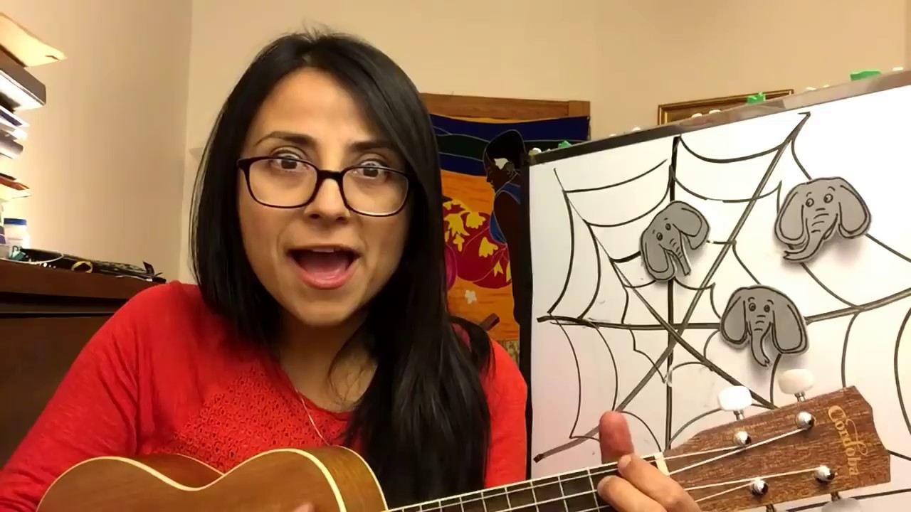 The elephant's song in Spanish/ Canción de los elefantes, en Español.