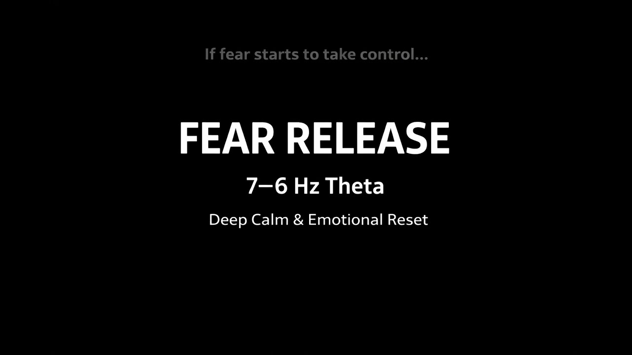 7–6 Hz FEAR Frequency | Deep Theta Activation | Face Your Fear | Binaural Beats Meditation