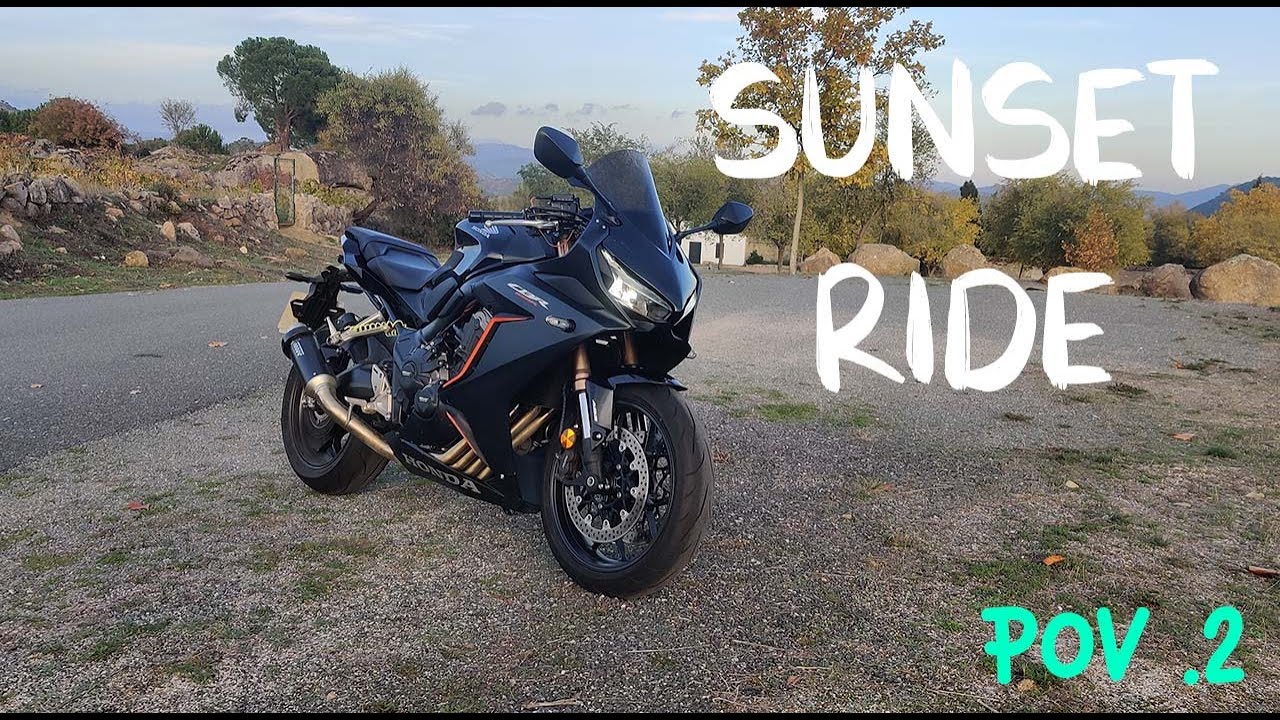 SUNSET RIDE POV | CBR650R My22 MIVV | GoPro Hero 10 | 4K 60FPS