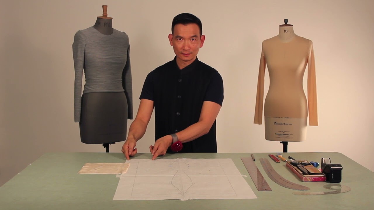 30 Drafting a basic T shirt block using stretch fabric