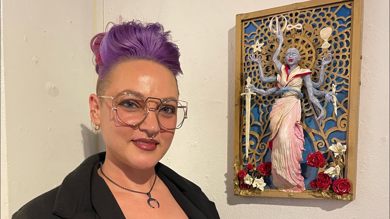 Making The Femme Magician Tarot Sculpture 