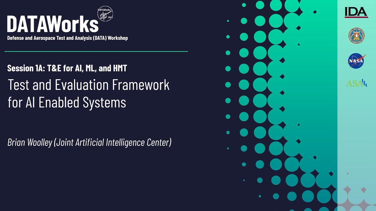Test and Evaluation Framework for AI Enabled Systems