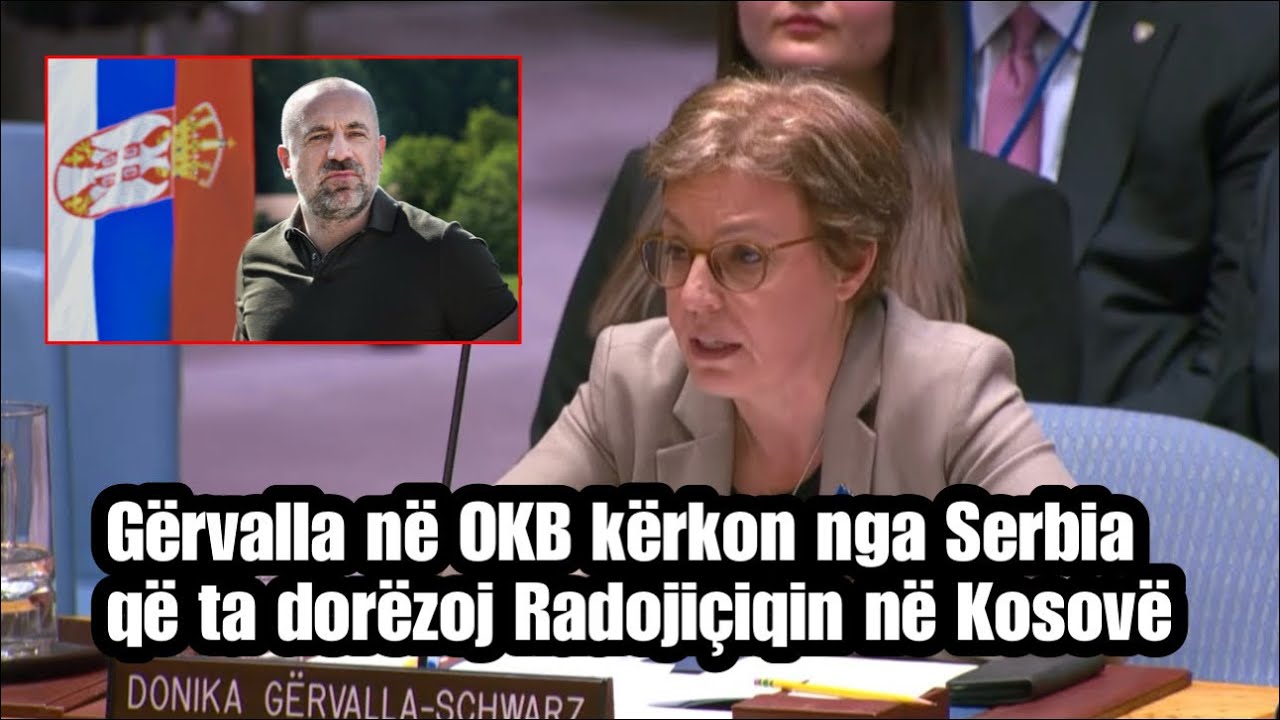 Donika Gërvalla në Këshill të Sigurimit kërkon nga Serbia që Radojiçiqin t’ia dorëzojë Kosovës