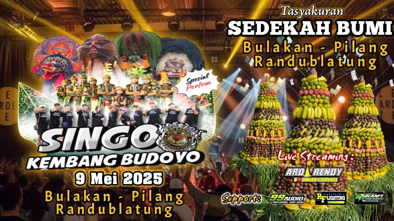 Live Seni Barong SKB Singo Kembang Budoyo Sedekah Bumi Bulakan Randublatung 9 Mei 2025