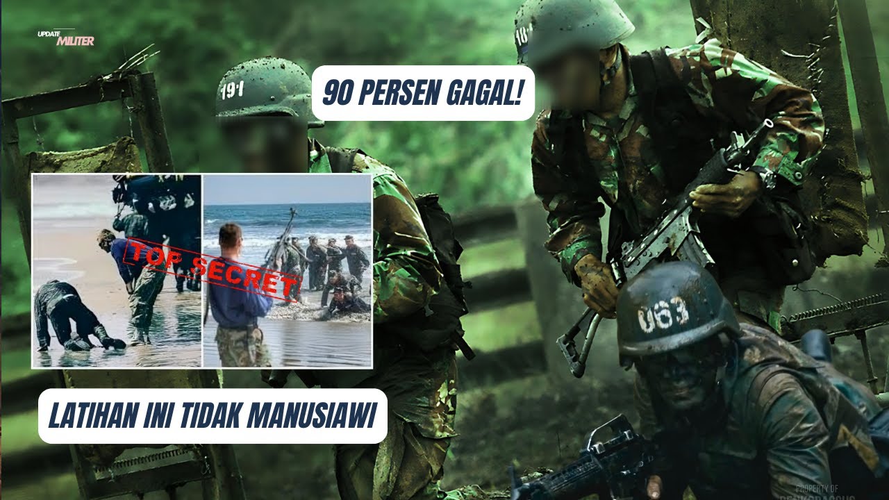 90% Gagal! Latihan Pasukan Elite Indonesia yang Tidak Pernah Terungkap ke Publik!