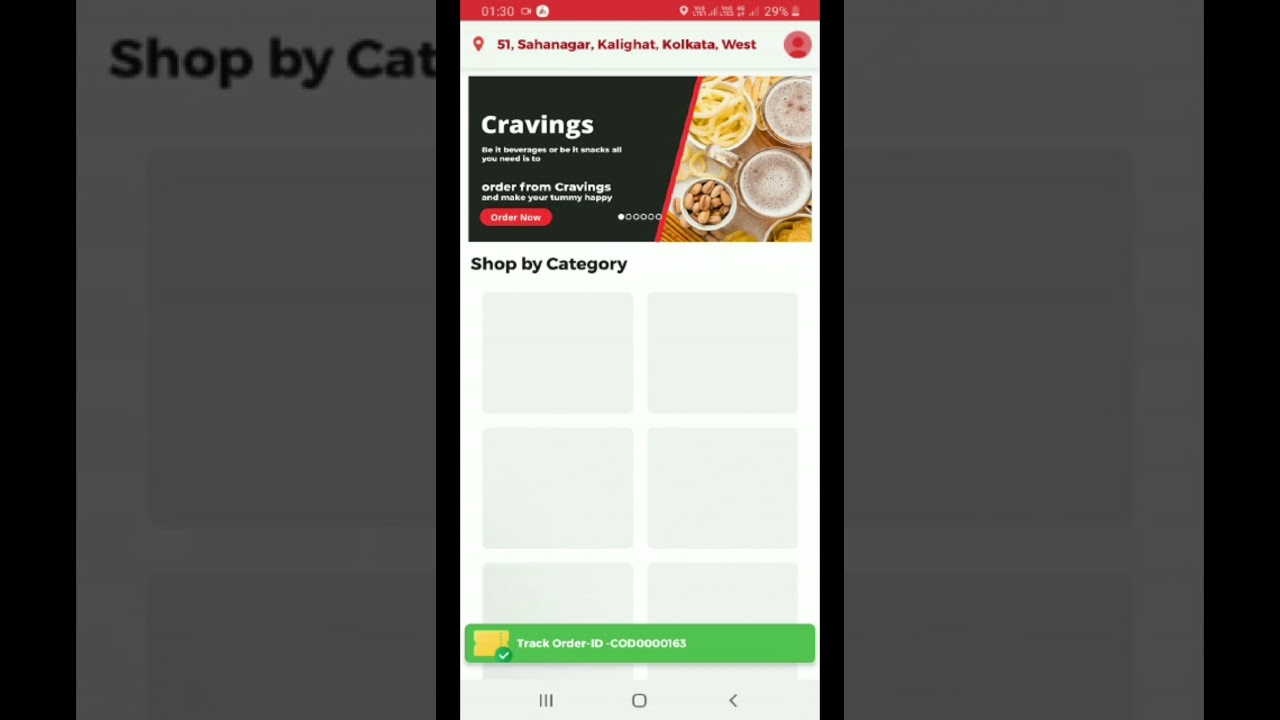 Aecho Food Delivery Driver Partner App Live Tracking feature..