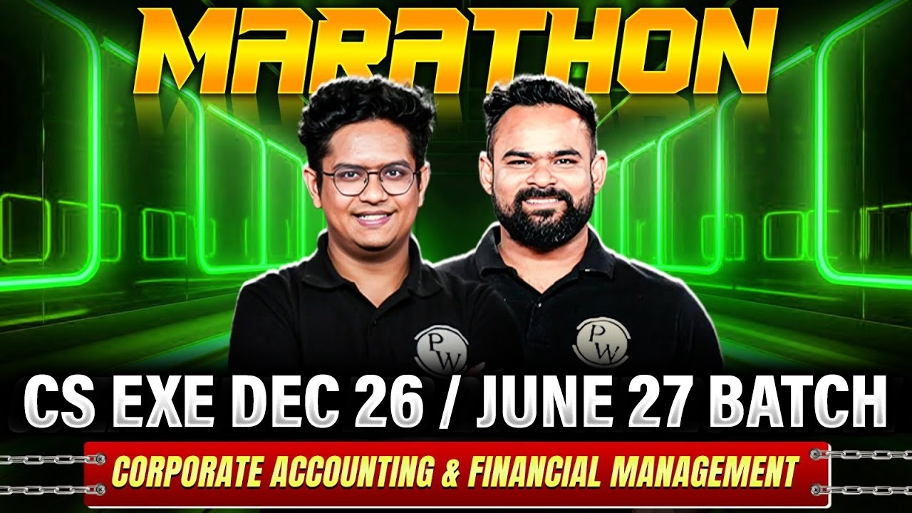 Corporate Accounting & Financial Management | CS Executive December 2025 / June 2026