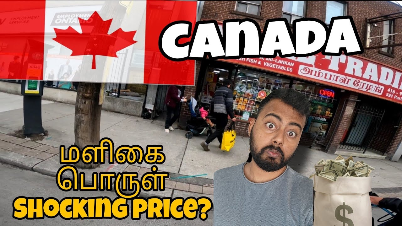 Canada la Tamil Maligai kadai - Shopping vlog