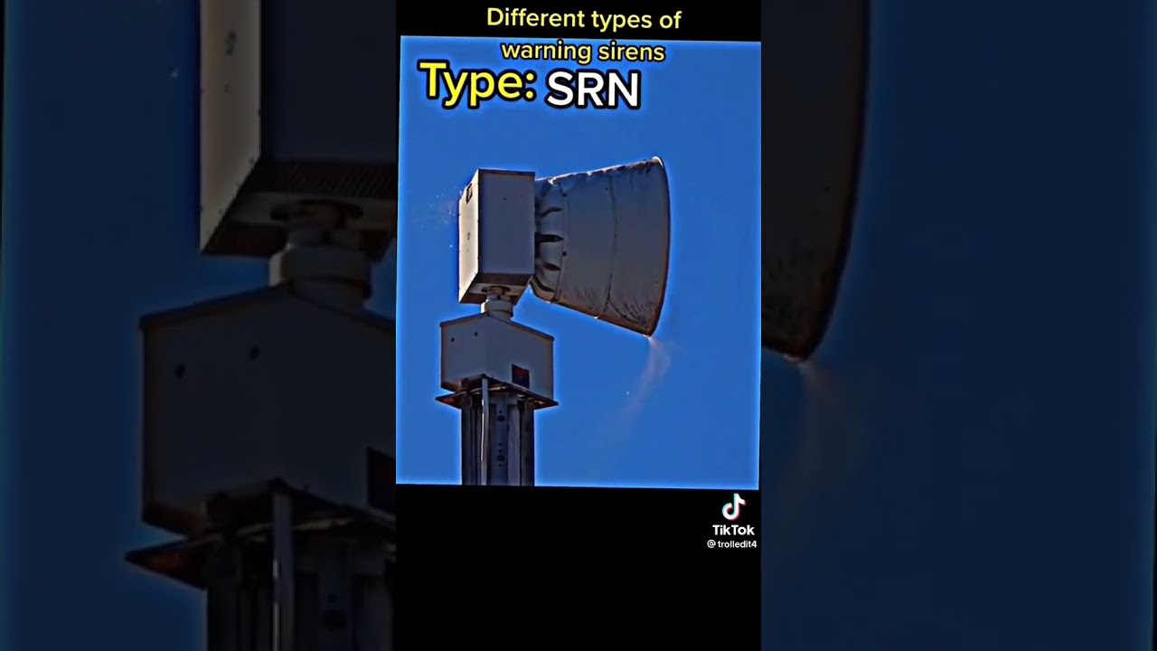 Different types of Warning Sirens