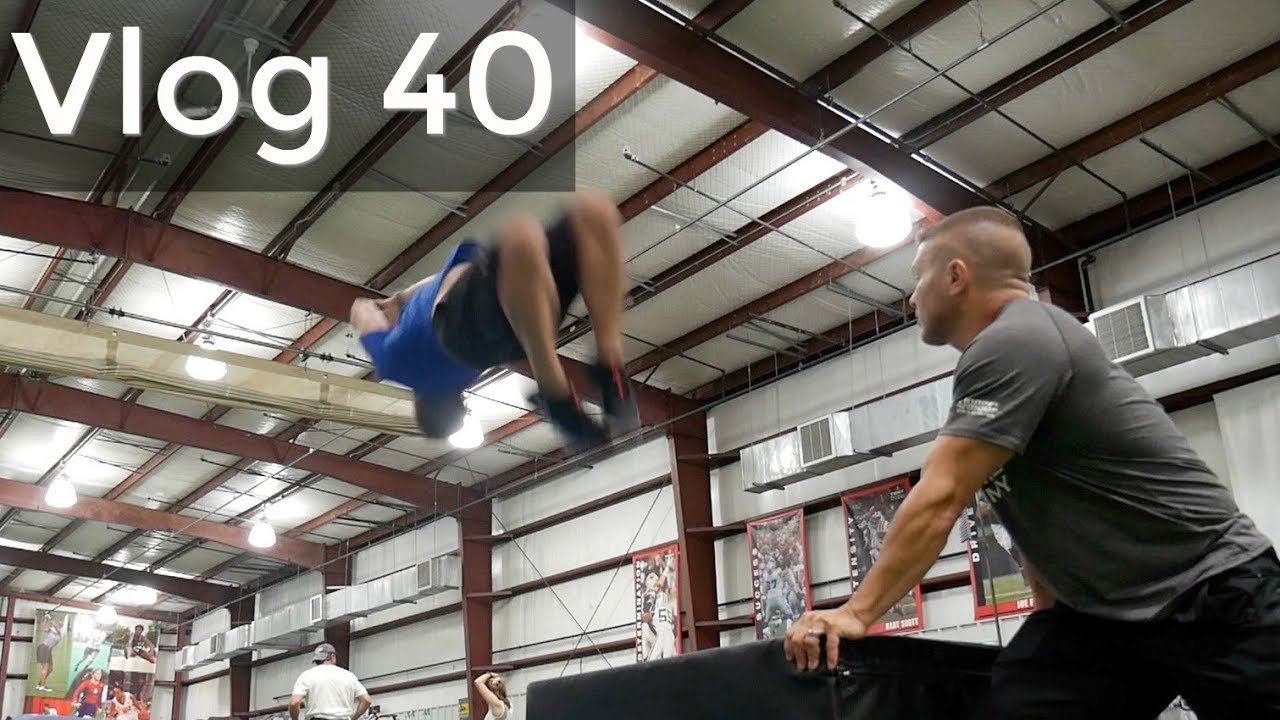 Vlog 40 - How To Backflip At FOURTY?!